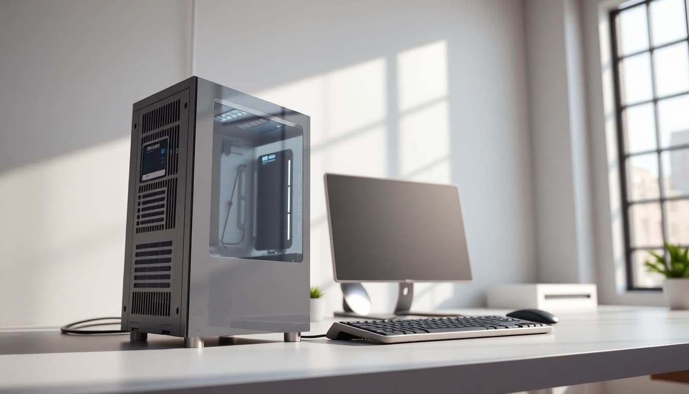 Ανακαλύψτε την ποιότητα ενός refurbished pc σε έναν μοντέρνο γραφειακό χώρο.