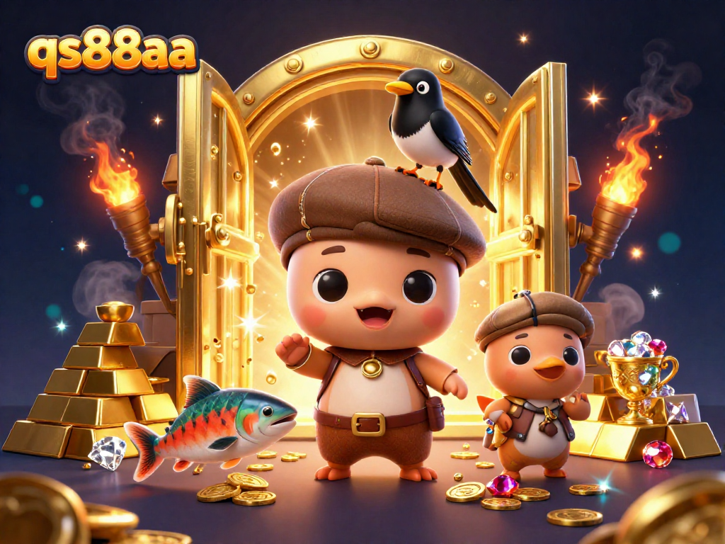 Engage with the vibrant casino world of qs88aa as Nessie and friends discover treasure and excitement.