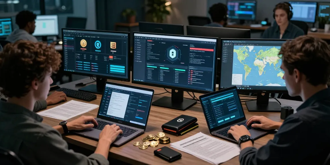 Engaged users exploring the Best Darknet Markets 2026 on digital devices amidst a secure marketplace atmosphere filled with cryptocurrency and technology.