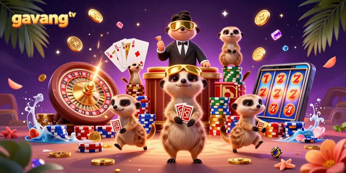 Experience thrilling action with the gavang tv meerkat casino crew managing stacks and spinning wheels.
