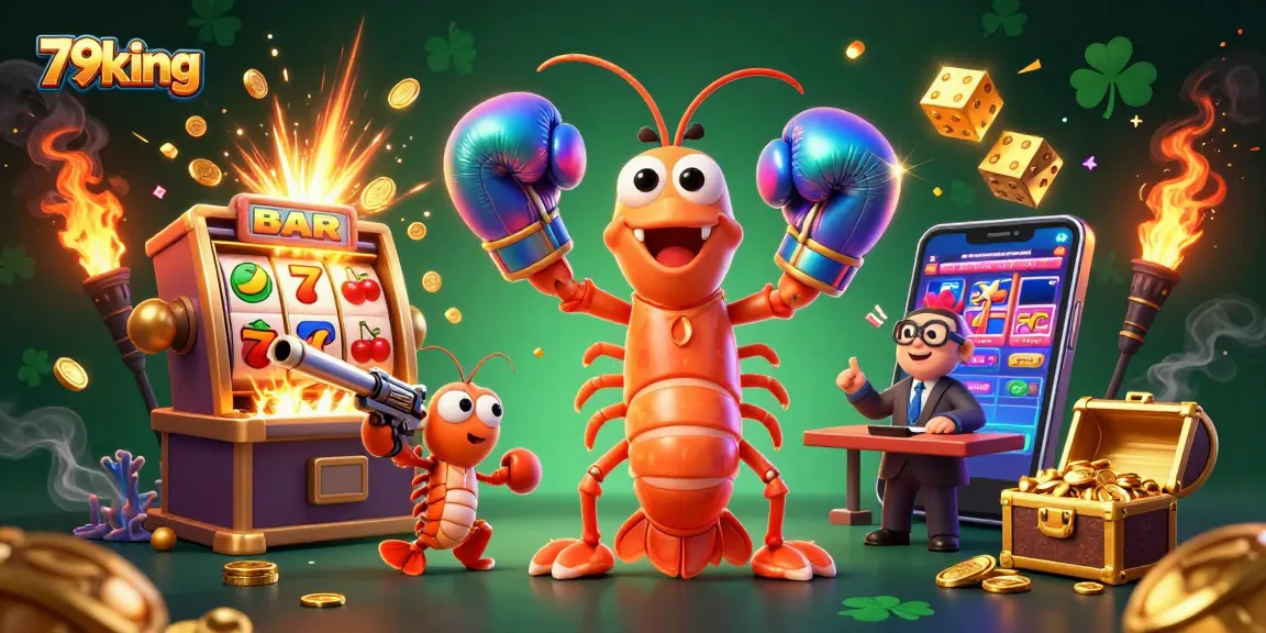 Experience the thrill of 79king with a vibrant jackpot scene featuring animated casino elements.