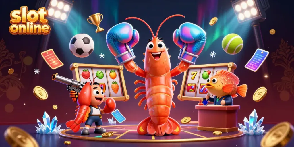 Experience immersive slot online action with dynamic 3D characters and casino elements.