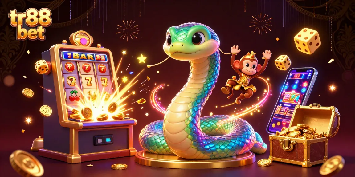 Win big with tr88 bet in this vibrant scene of a jackpot celebration.