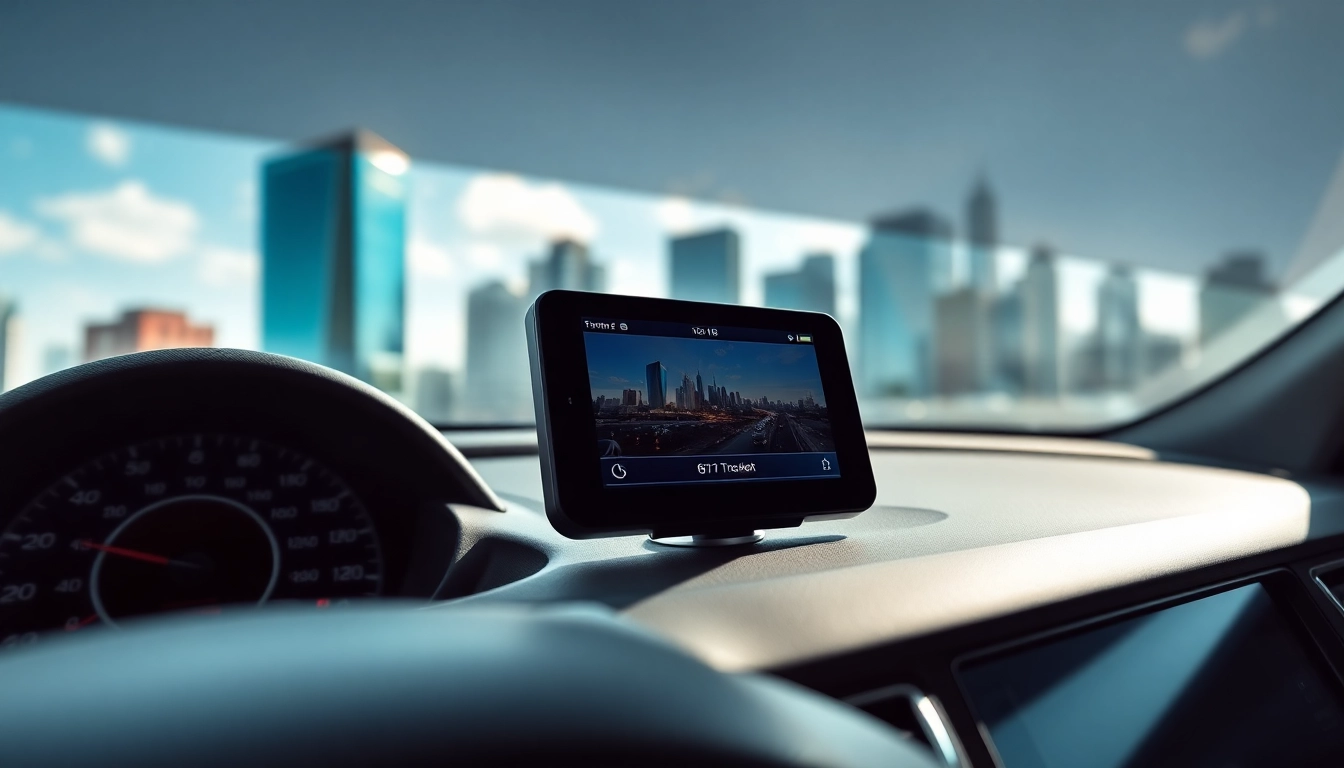 Showcasing insurance approved trackers on a car dashboard, emphasizing safety and innovation.