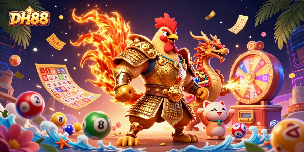 Experience exciting gameplay with DH88 featuring dynamic gambling elements and vibrant characters.