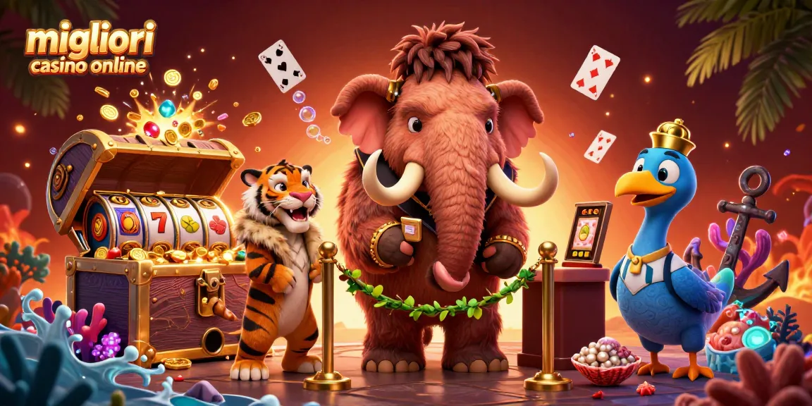 I mammut e i gioielli dei migliori casino online fanno un'accoglienza esclusiva
