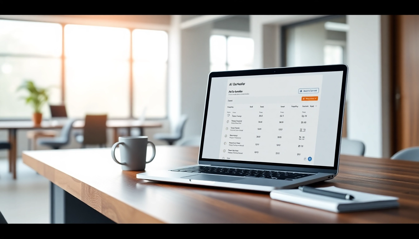 Optimize your scheduling with AI meeting scheduler email in a sleek digital workspace.