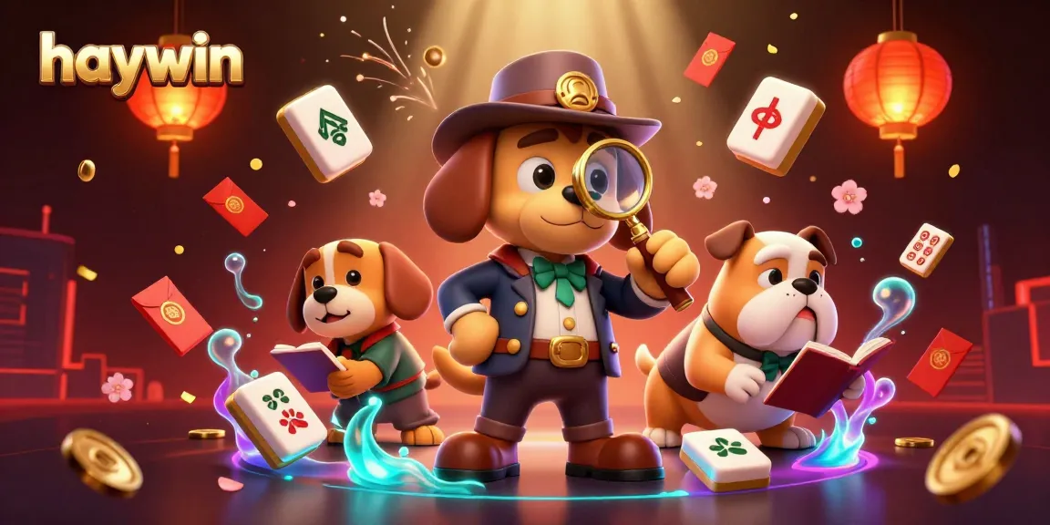 Haywin players engaging in a treasure hunt amidst vibrant gambling elements, showcasing excitement in gaming.