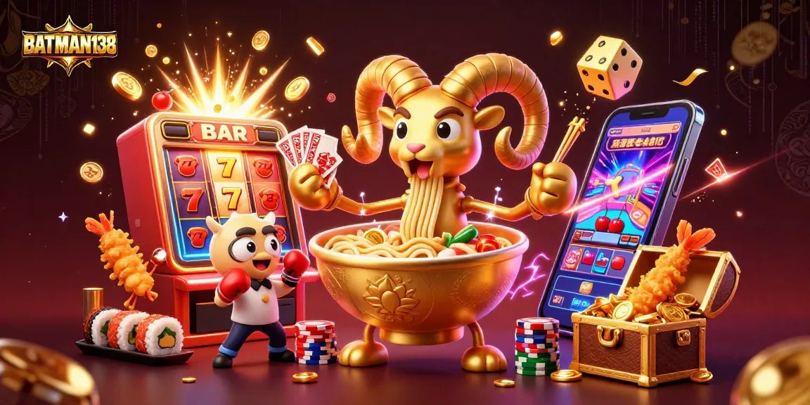 BATMAN138 menampilkan pengalaman judi slot online yang seru dengan simbol BAR dan jackpot.