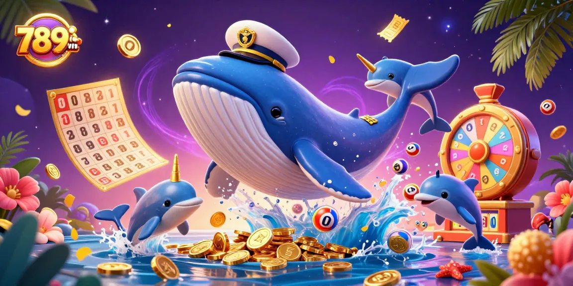 Experience the excitement of 789win with a vibrant 3D casino scene showcasing playful magic and rich elements.