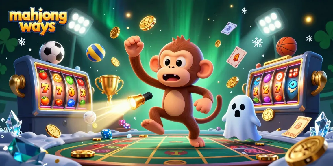 Experience mahjong ways with a playful poltergeist in a vibrant haunted casino.
