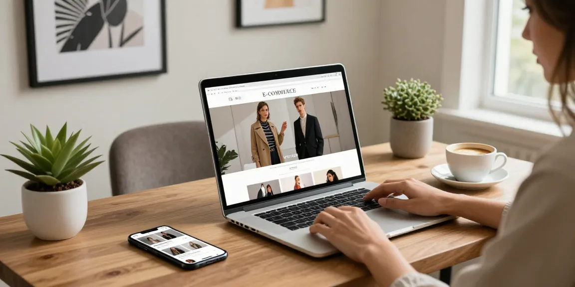 Fashionista berbelanja di LUXURY12 Online dalam suasana rumah yang stylish dan nyaman.