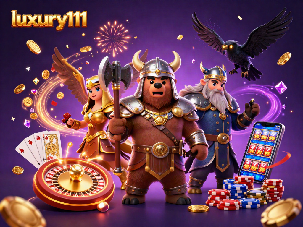 Experience the thrills of luxury111 casino adventures with vibrant characters and dynamic game elements.