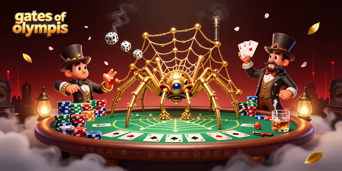 Engage with the gates of olympus slot game, showcasing a dynamic steampunk scene packed with casino elements.