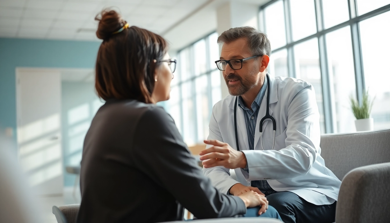 Consultation with psychiatrists in dubai showcases mental health support in a calm clinic environment.