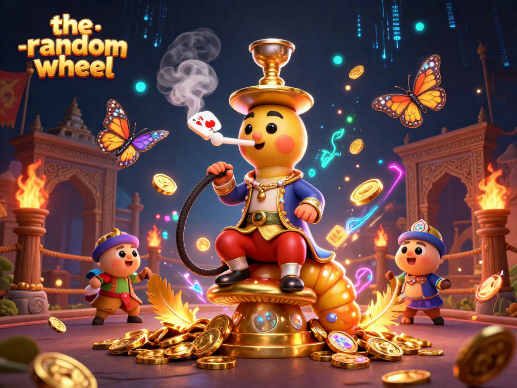 Engage with the-random-wheel for thrilling casino action, featuring a vibrant 3D scene.