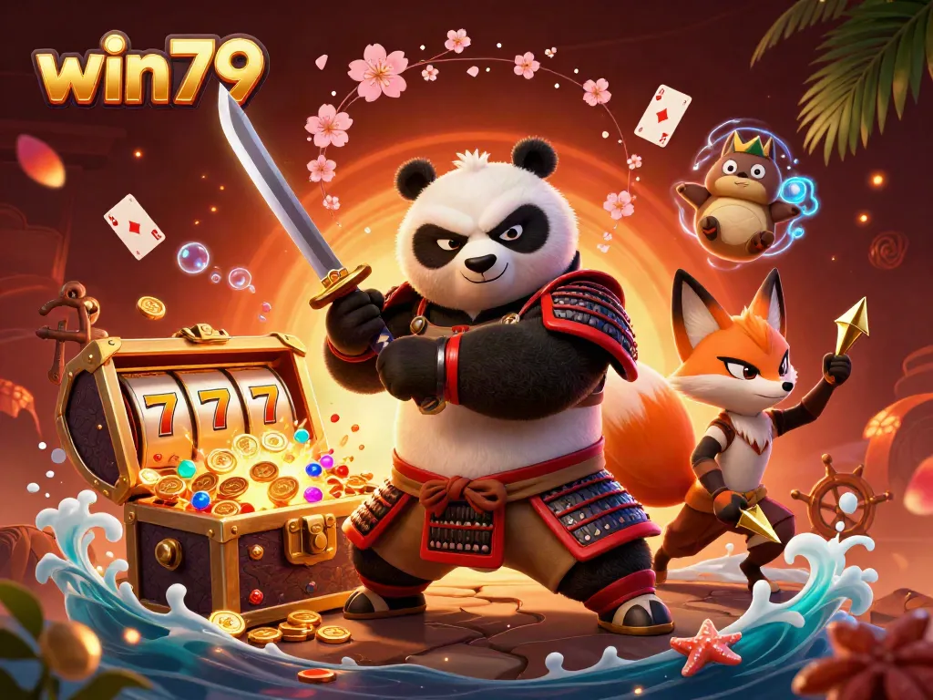 Win79 offers a thrilling casino experience with dynamic characters and vibrant gaming elements.