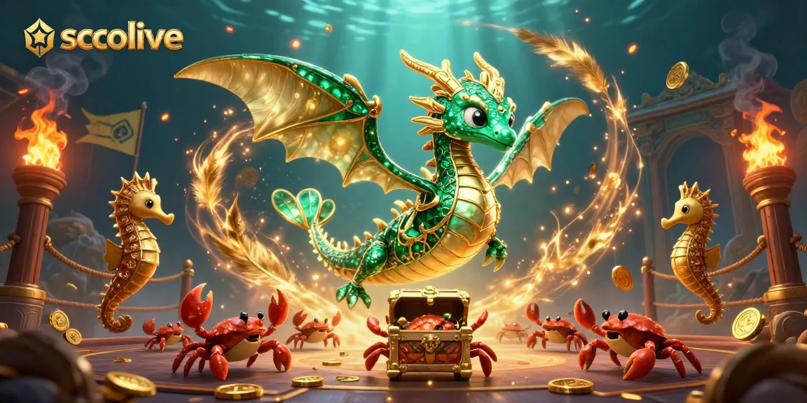 Experience the thrilling socolive action with vibrant visuals of an underwater treasure scene.