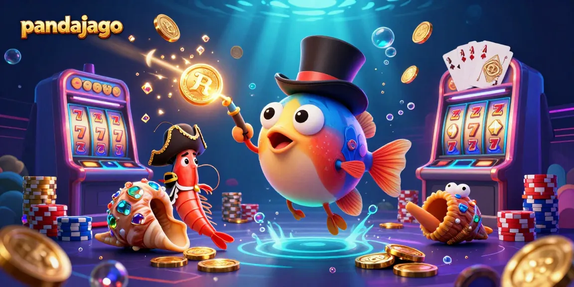 Menangkan jackpot dengan pandajago menggunakan mesin slot dan karakter menarik di bawah laut.