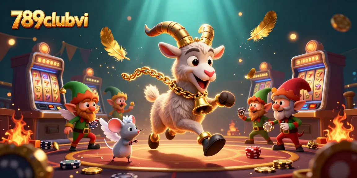 Experience excitement at the 789clubvi casino with lively characters and vibrant gaming elements.