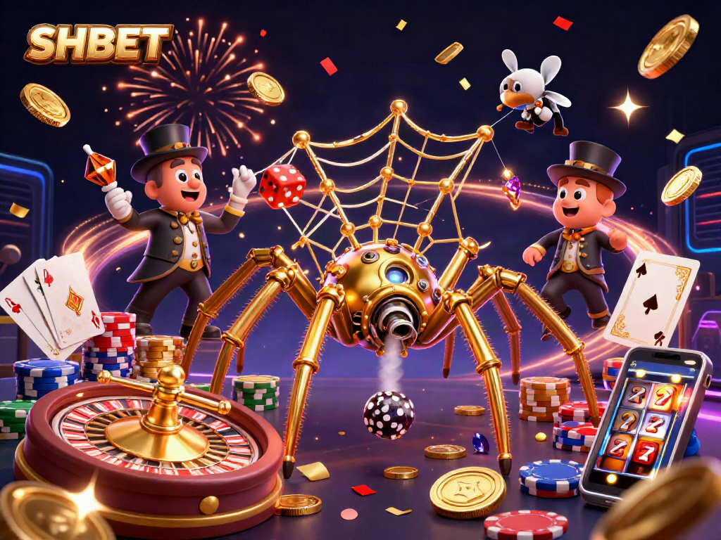 Experience the excitement of SHBET with steampunk-themed casino elements and dynamic game features.