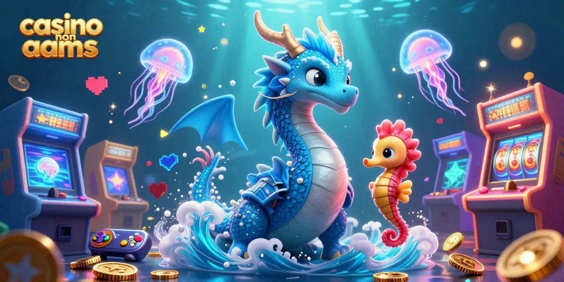 Giocando nel mondo dei casino non AAMS con un drago acquatico e un cavaliere potente.