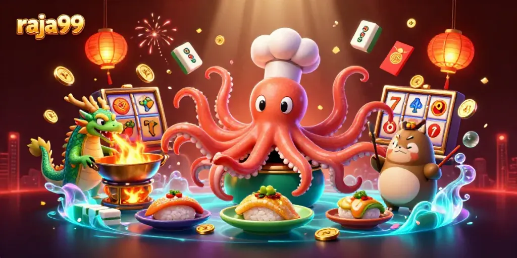 Experience the excitement at raja99 with dynamic casino-themed characters and games