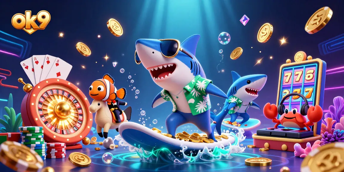 Experience the thrill of ok9 with diverse games, golden coins, and vibrant characters.
