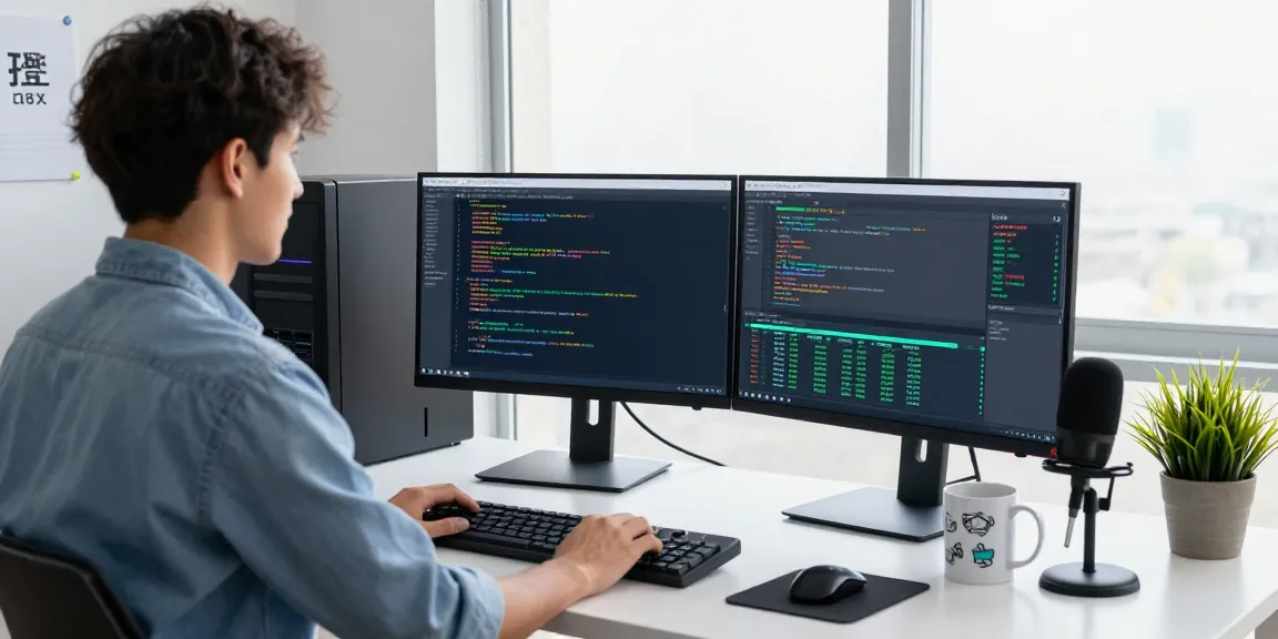 Linux administrator UK managing server performance in a modern tech workspace