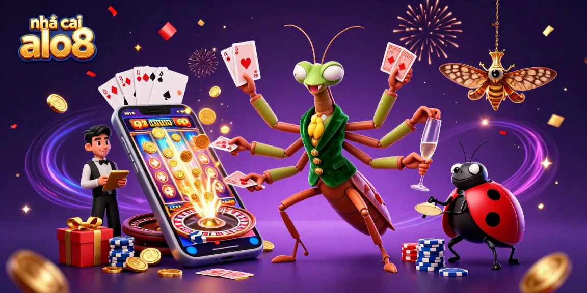 Engage with exciting slots and games at nhà cái alo8 in a vibrant casino atmosphere.