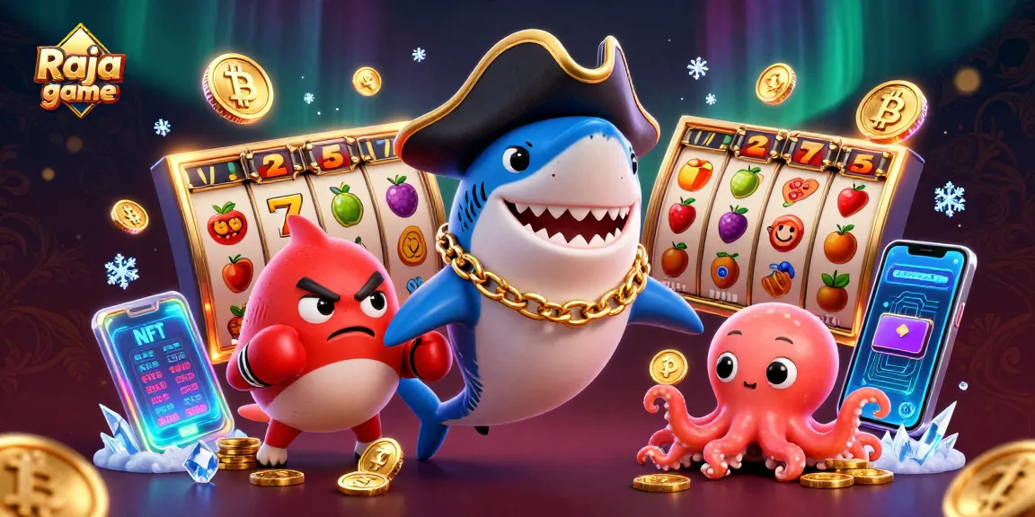 Engage with Raja game to win in dynamic slot games featuring colorful characters and crypto elements.