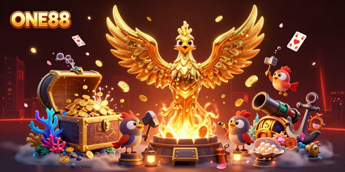 ONE88 offers thrilling casino adventures with vibrant symbols and immersive gaming elements.