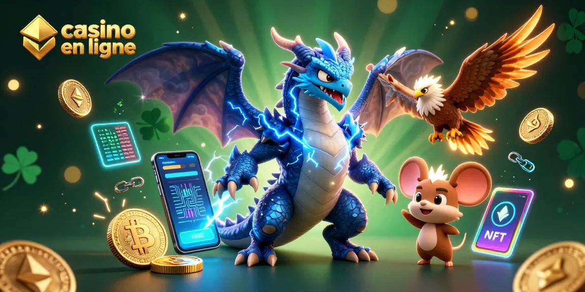 Jouez sur un casino en ligne avec des dragons, des cryptomonnaies et des effets spéciaux fascinants