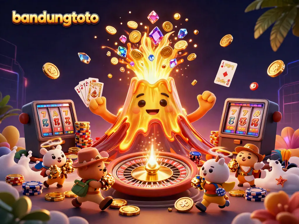 Experience the thrill of Bandungtoto with exploding treasures and vibrant casino elements.