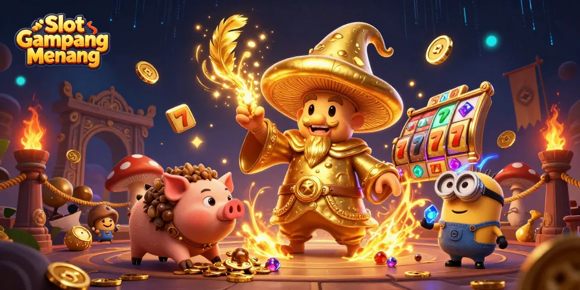 Experience Slot Gampang Menang with the vibrant magic of winning slots and treasures.