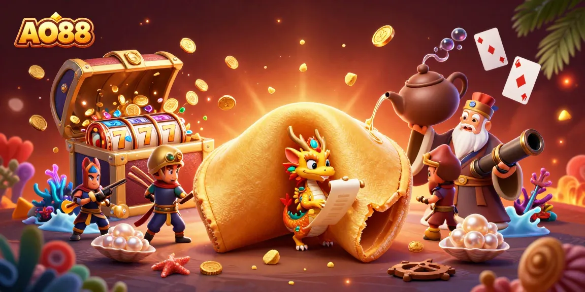 Win big at AO88 with dynamic slots and lively casino characters in a vibrant 3D scene.