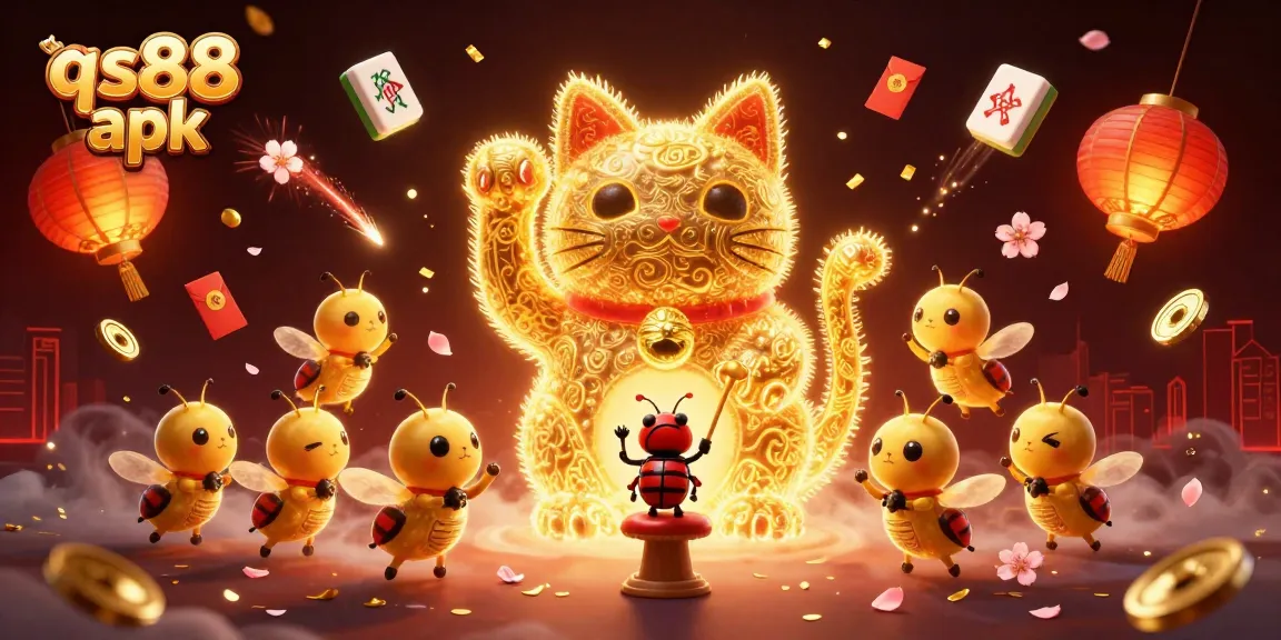 Play with the qs88 apk for thrilling wins surrounded by vibrant casino elements.