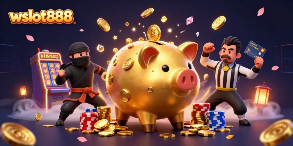 Mengguncang mesin slot dengan wslot888, koin emas berhamburan menggairahkan pengalaman bermain.