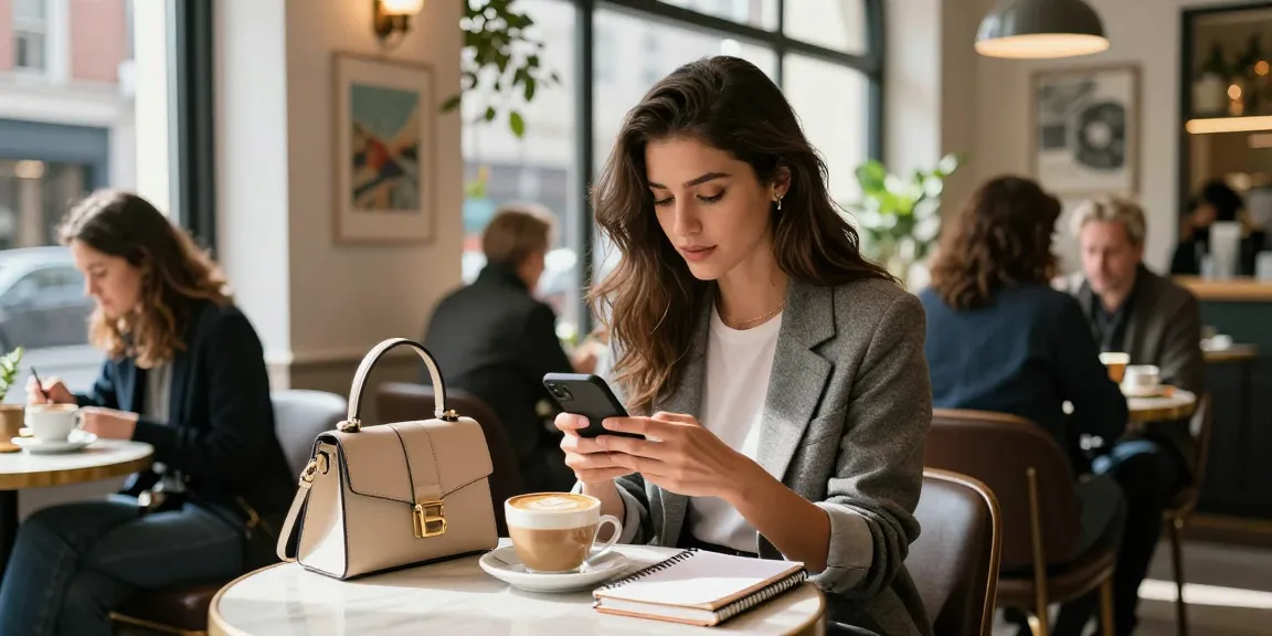 Gái gọi tận hưởng cuộc sống thành phố phong cách tại quán cà phê sang trọng