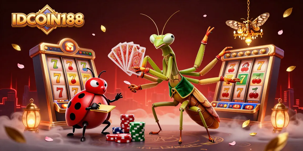 Engage in thrilling slots at IDCOIN188, featuring dynamic slot reels and colorful jackpot elements