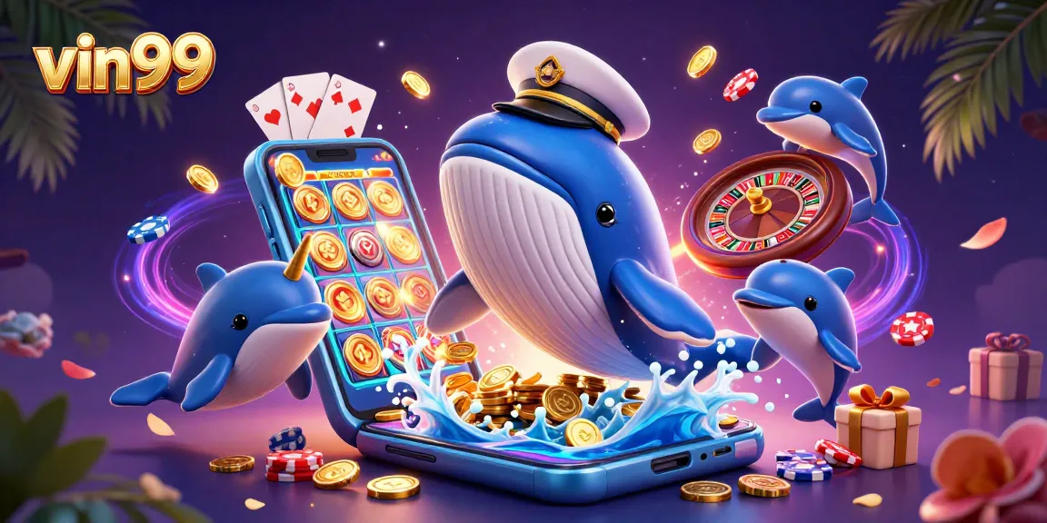 Experience thrilling wins with vin99 featuring exciting game characters and vibrant casino elements.