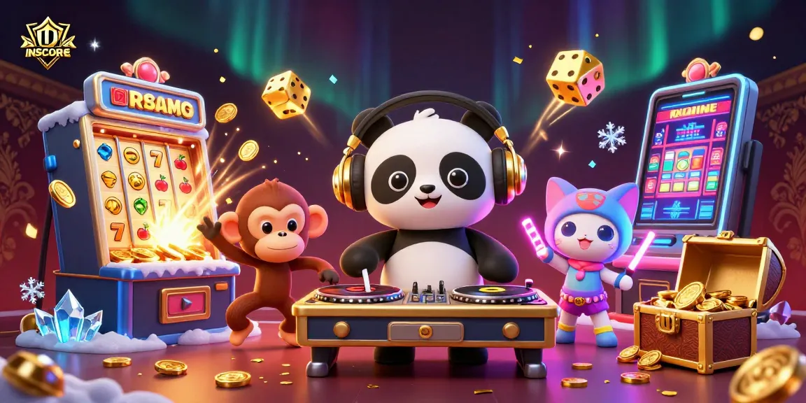 Join the fun at IDNSCORE while spinning slots, enjoying jackpots, and embracing the excitement of playful casino characters!
