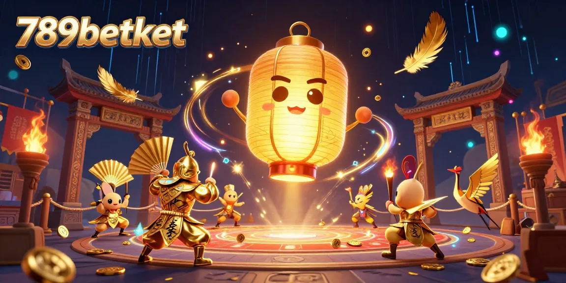 Experience thrilling games at 789betket with immersive visuals in a vibrant casino scene.