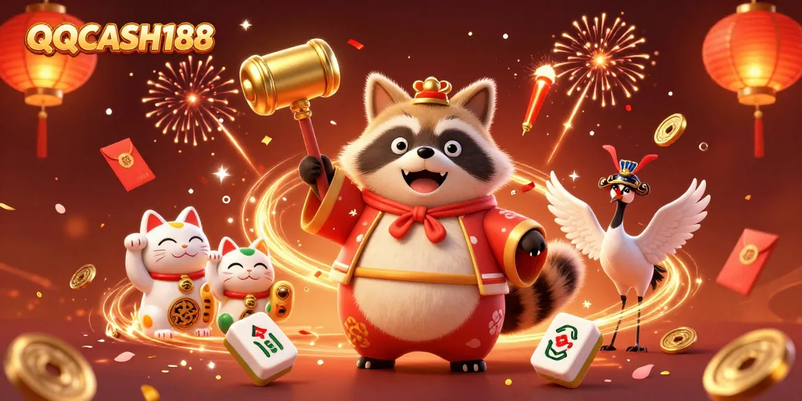 Experience the excitement of QQCASH188 with colorful characters and vibrant casino themes.