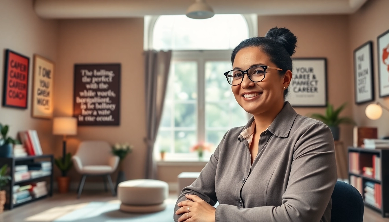 How to find my perfect career with guidance from a professional coach in an inspiring office.
