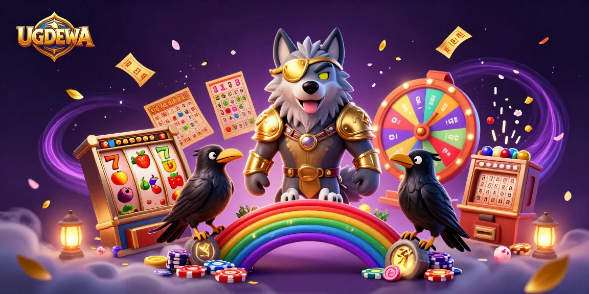 Engage with exciting slot games at UGDEWA featuring dynamic 3D characters and vibrant visuals.