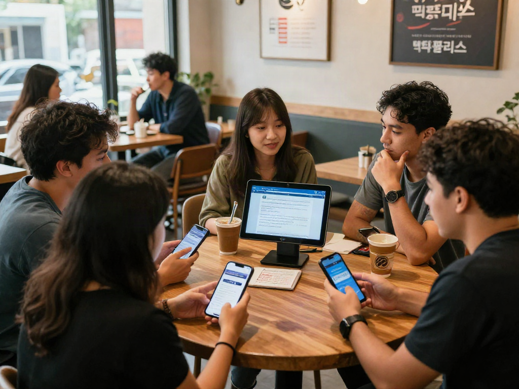 먹튀폴리스 커뮤니티에서 사설 토토사이트 안전성을 논의하는 사람들.