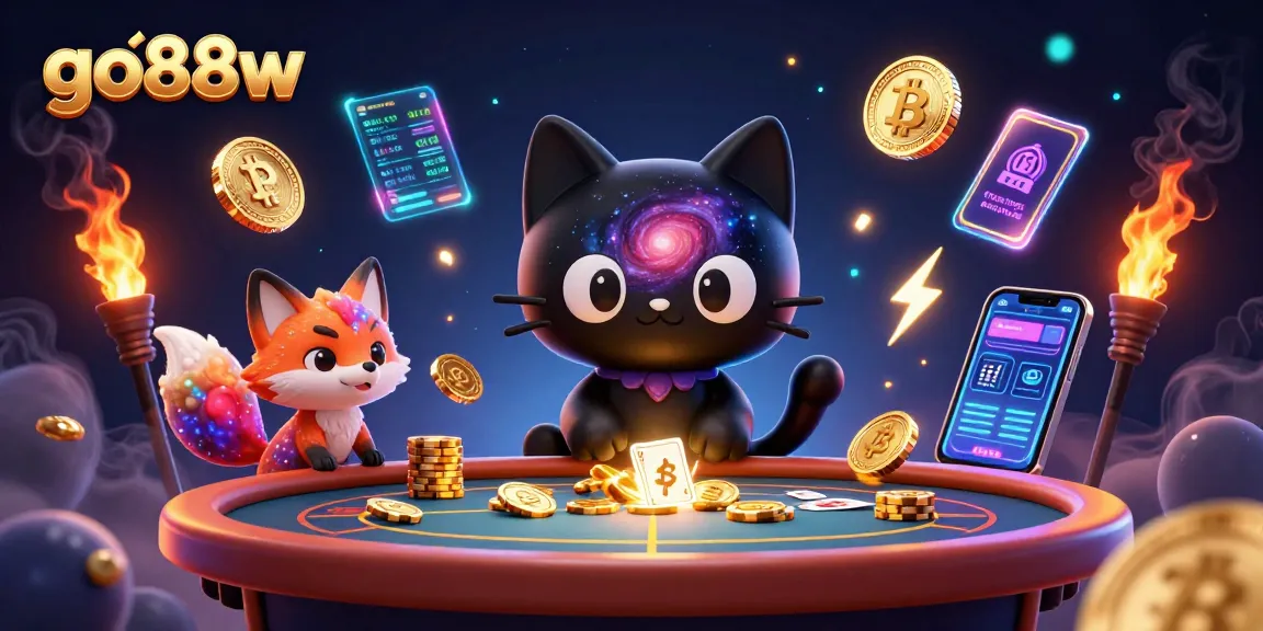 Engage in thrilling gameplay with go88w at a vibrant online casino featuring cosmic characters.