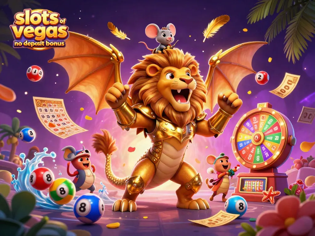 Experience the excitement of the slots of vegas no deposit bonus with dynamic casino elements and vibrant characters.