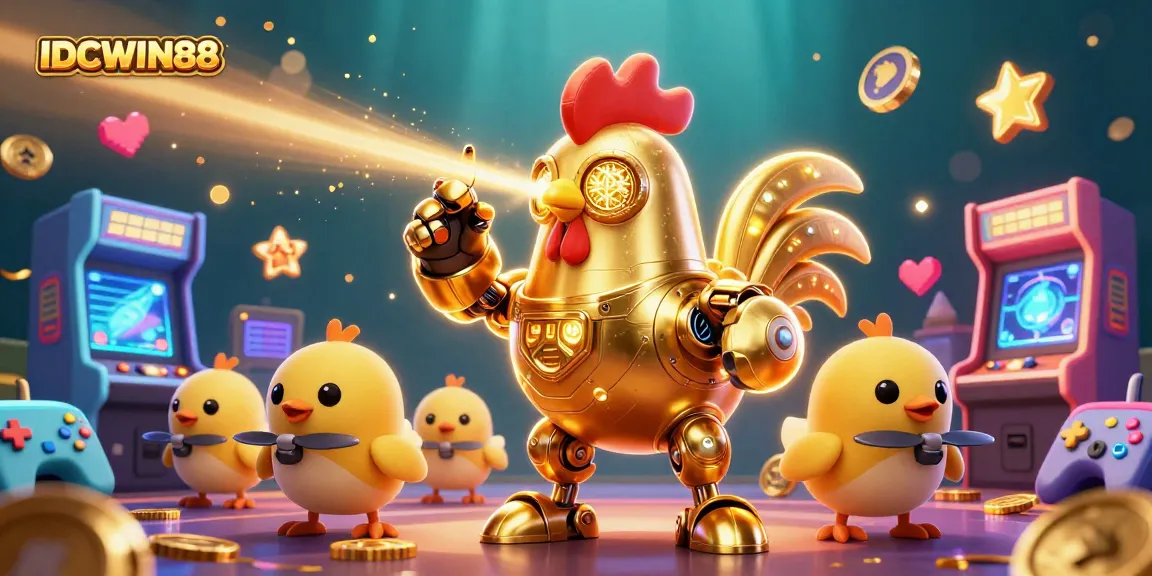 Experience exciting gameplay with IDCWIN88's vibrant casino scene and charming characters.